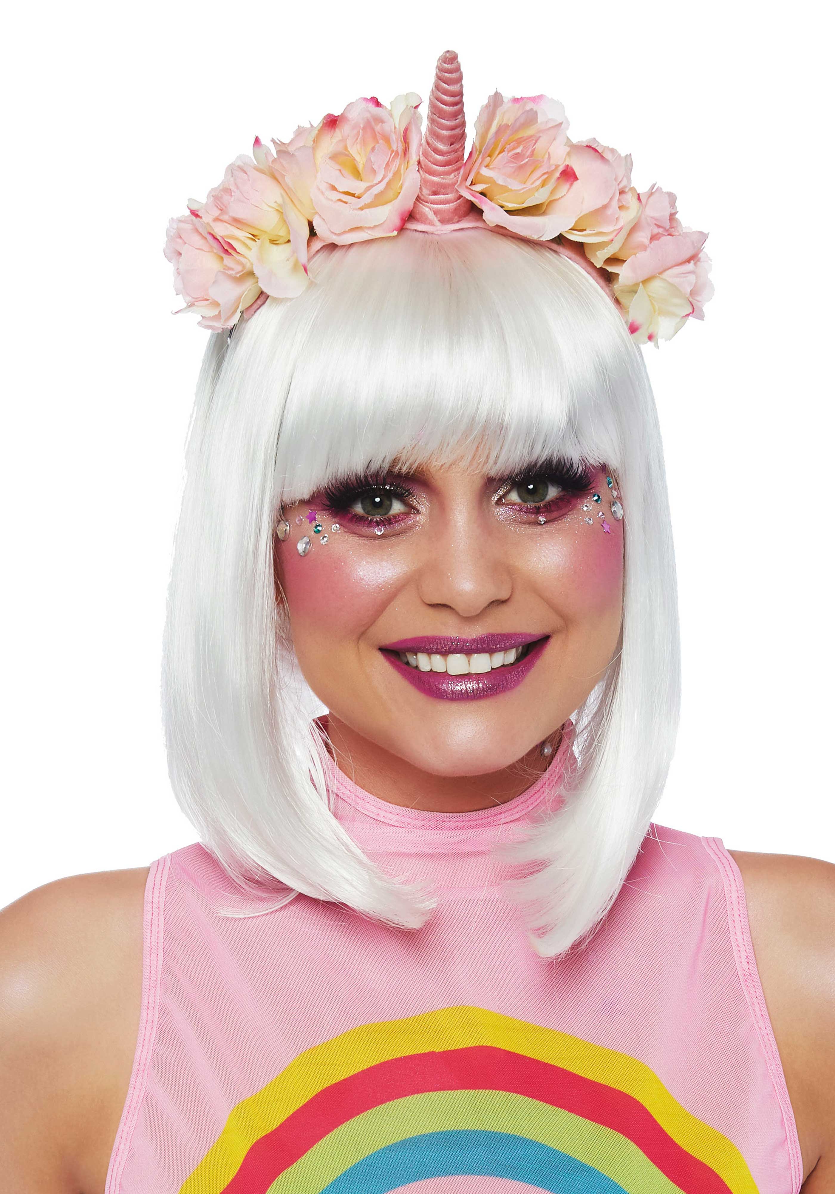 Pastel Velvet Unicorn Flower Headband