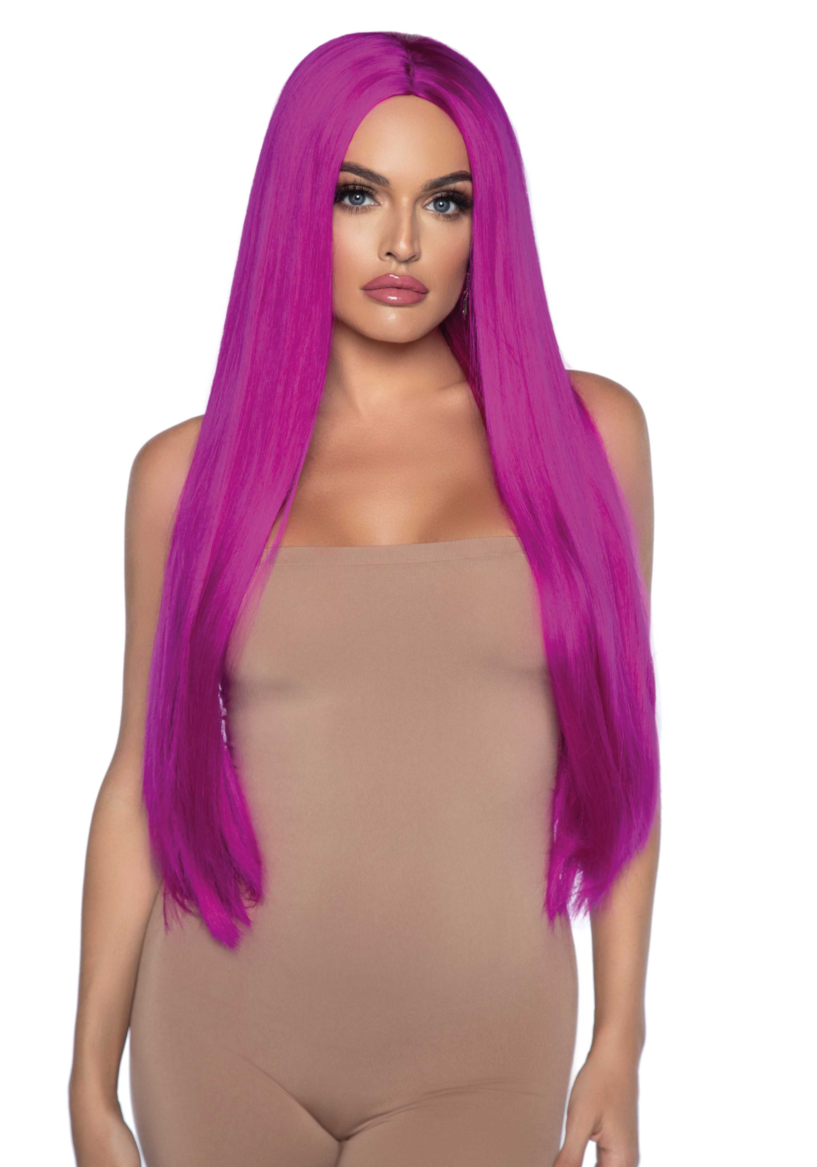 Long Straight Center Part Wig - Image 12