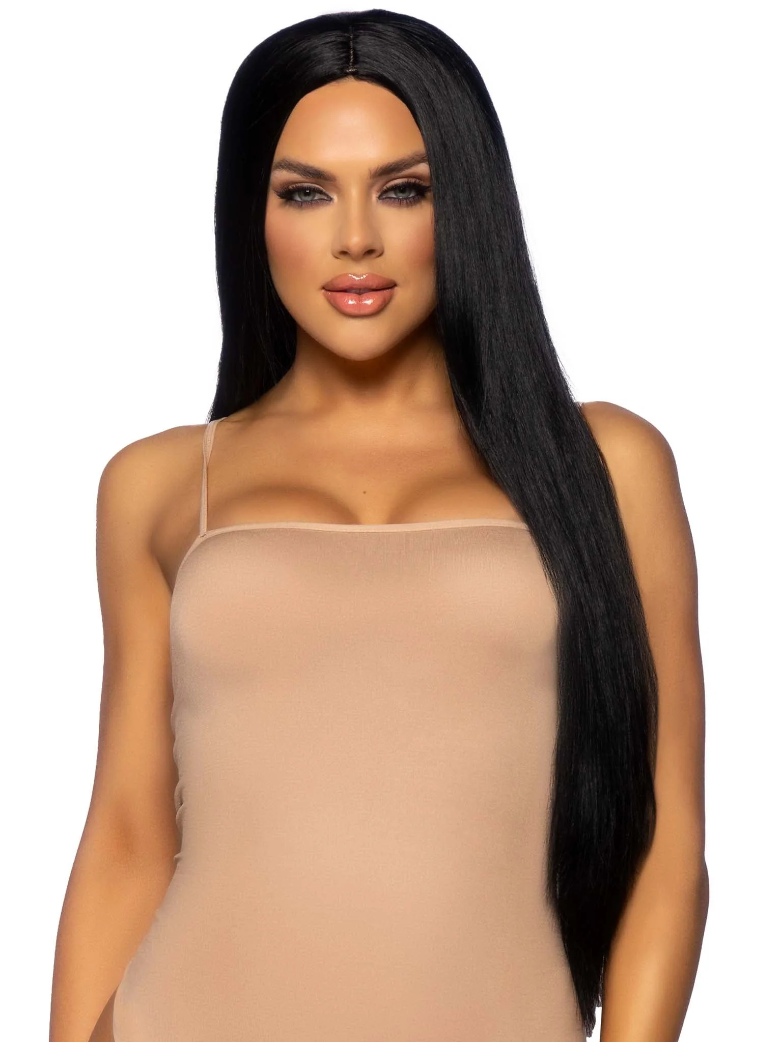 Long Straight Center Part Wig - Image 16