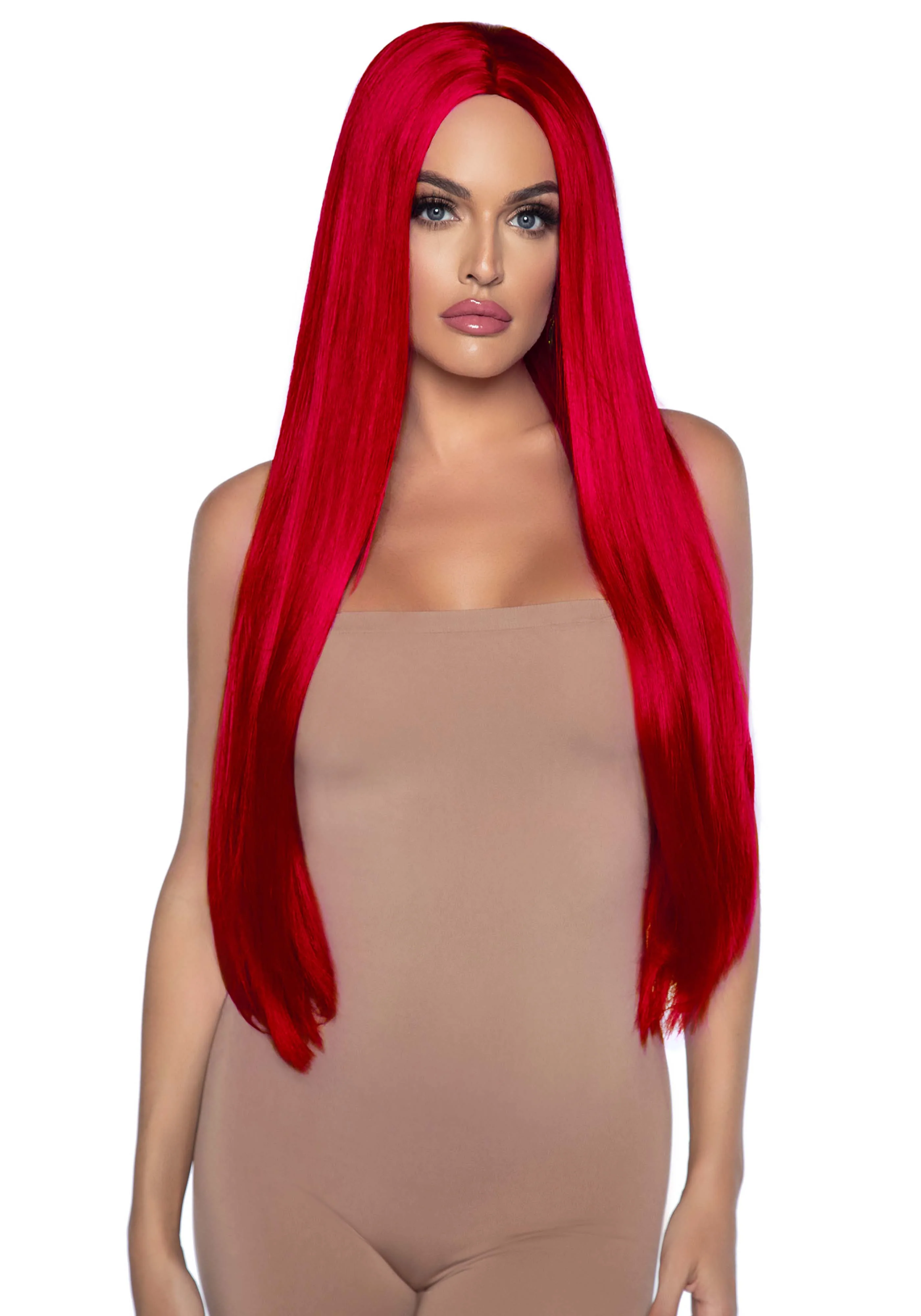 Long Straight Center Part Wig - Image 18