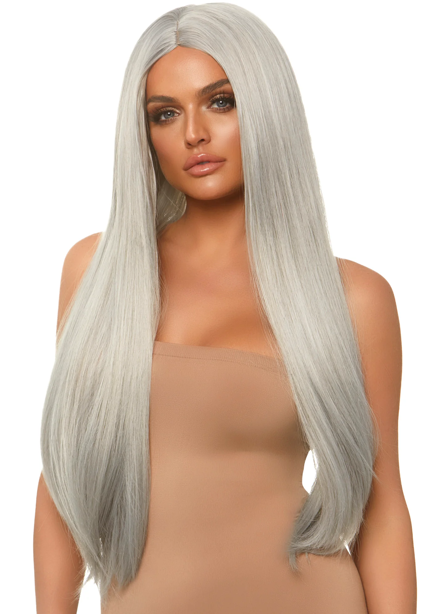 Long Straight Center Part Wig - Image 4