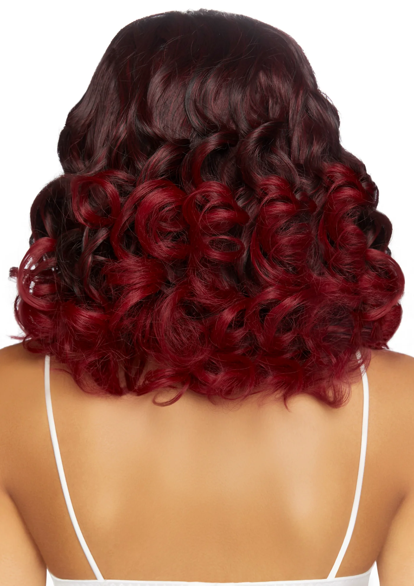 Curly Ombre Long Bob Wig - Image 2