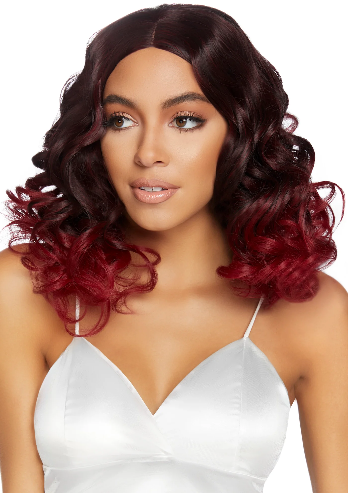 Curly Ombre Long Bob Wig - Image 3