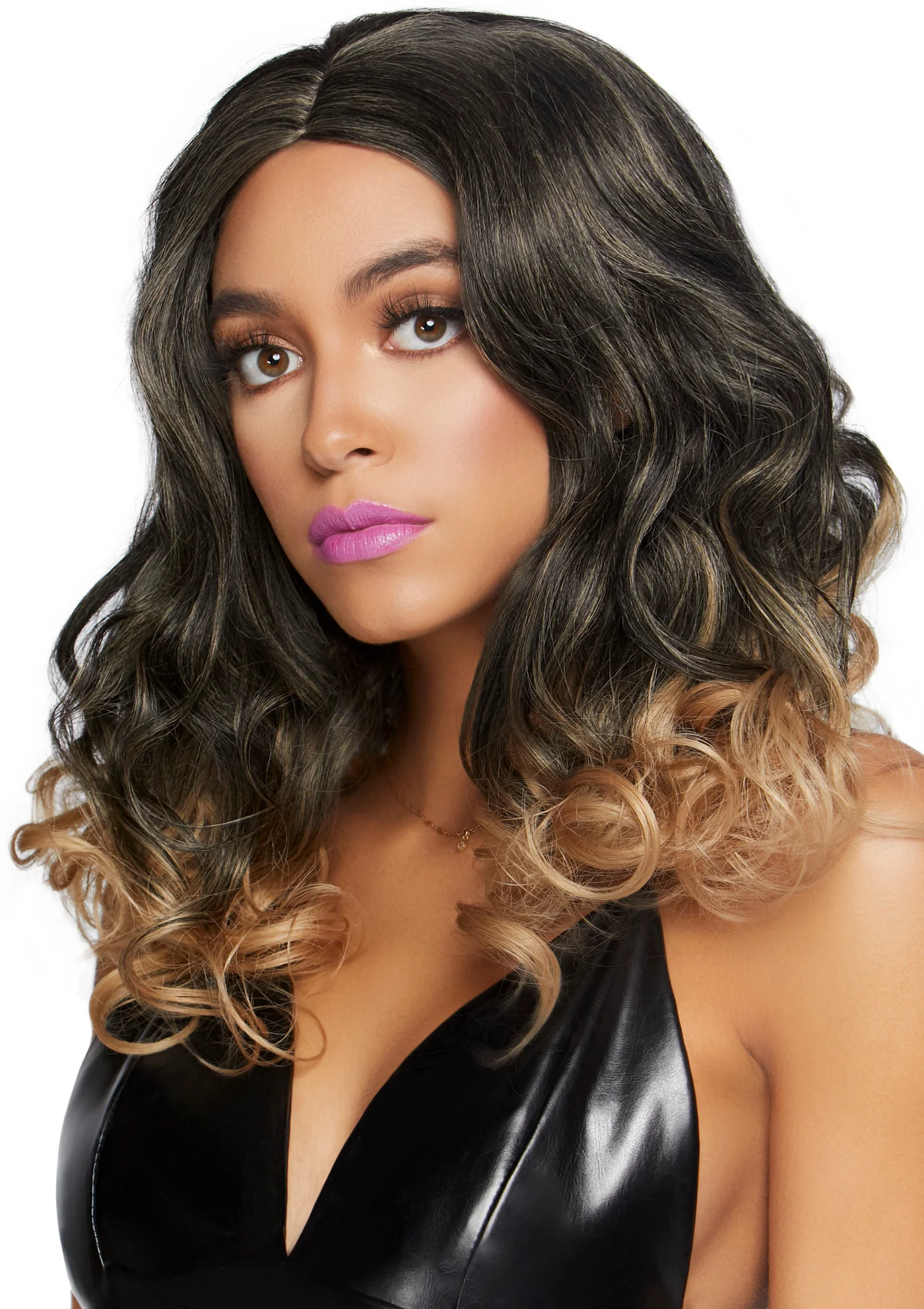 Curly Ombre Long Bob Wig - Image 7