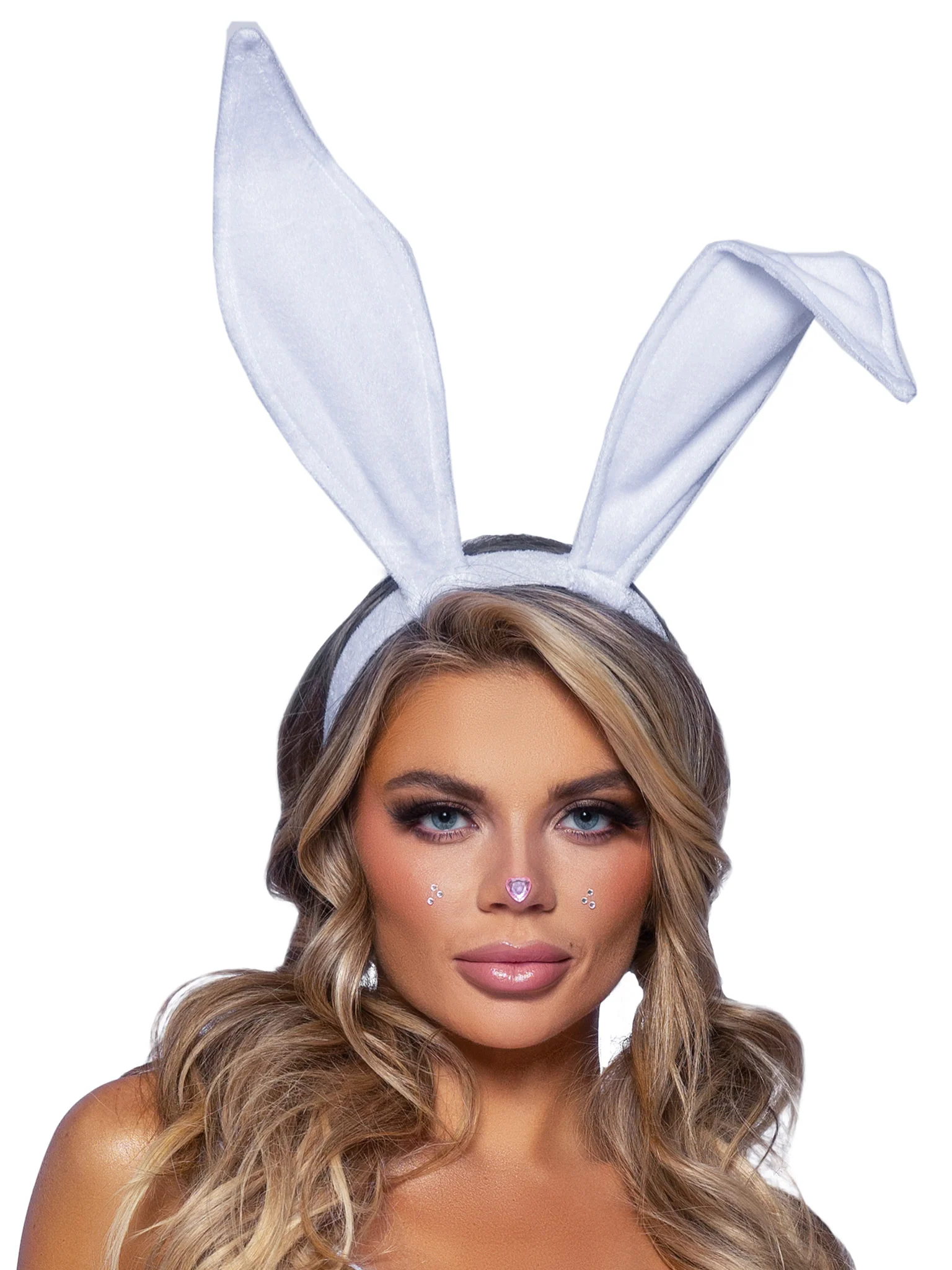 Bendable Velvet Bunny Ears Headband - Image 2