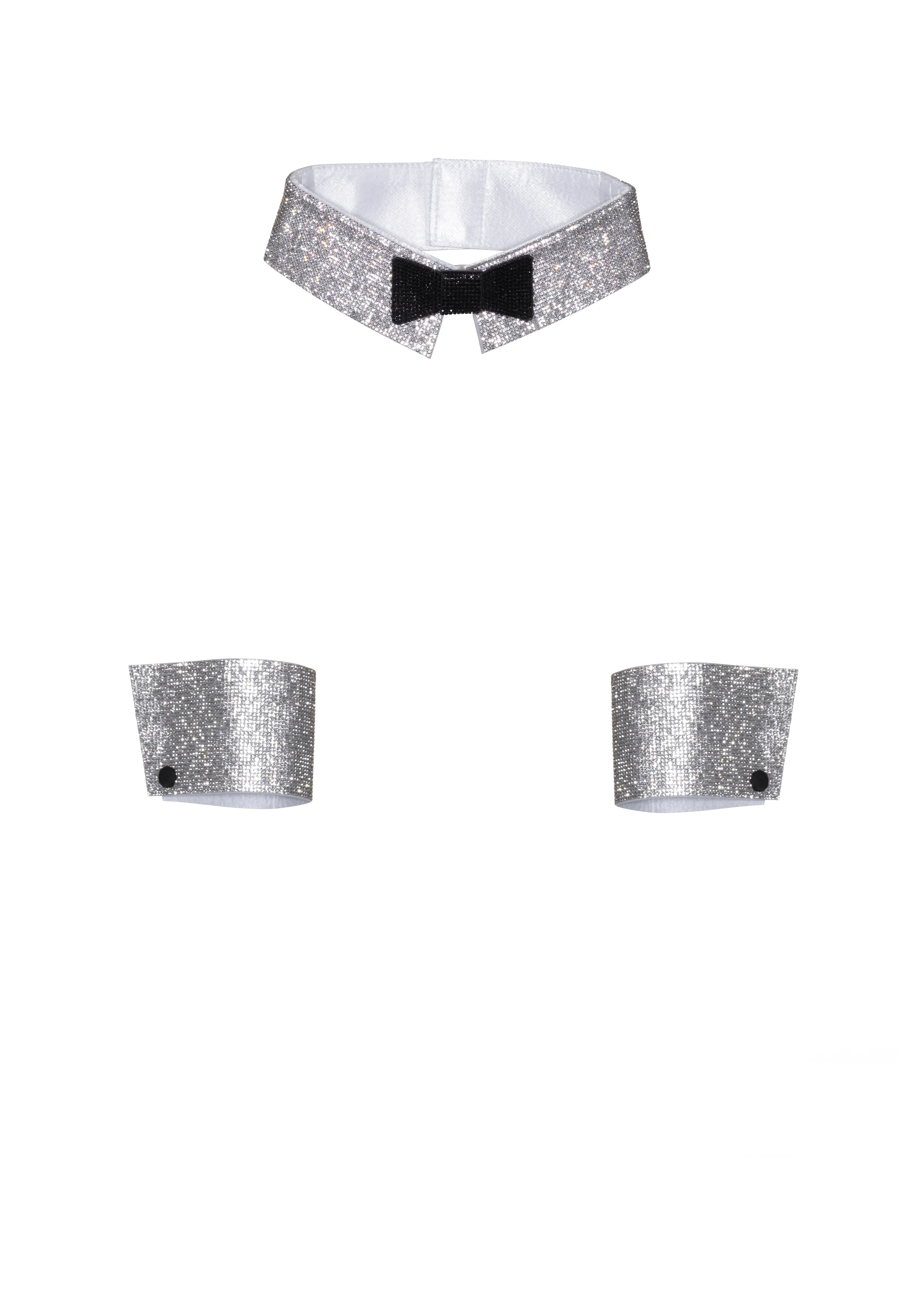 Rhinestone Tuxedo Accessory Set - Image 4