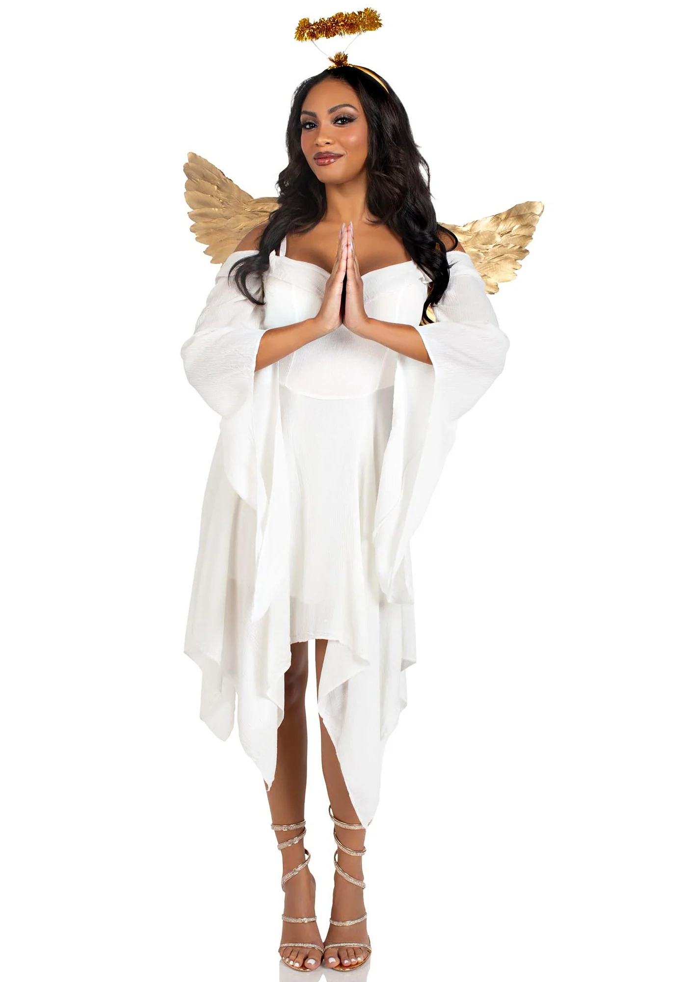 Metallic Angel Wings and Halo - Image 3