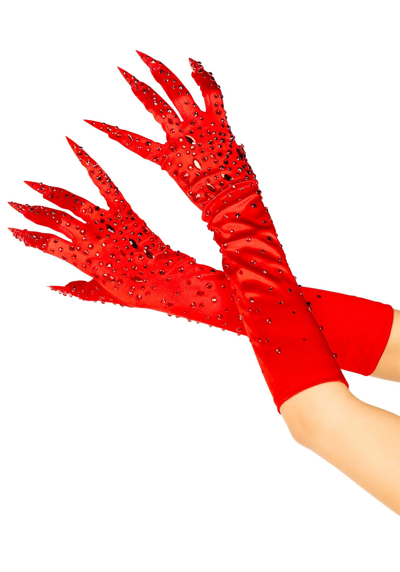 Rhinestone Claw Gloves - Image 3