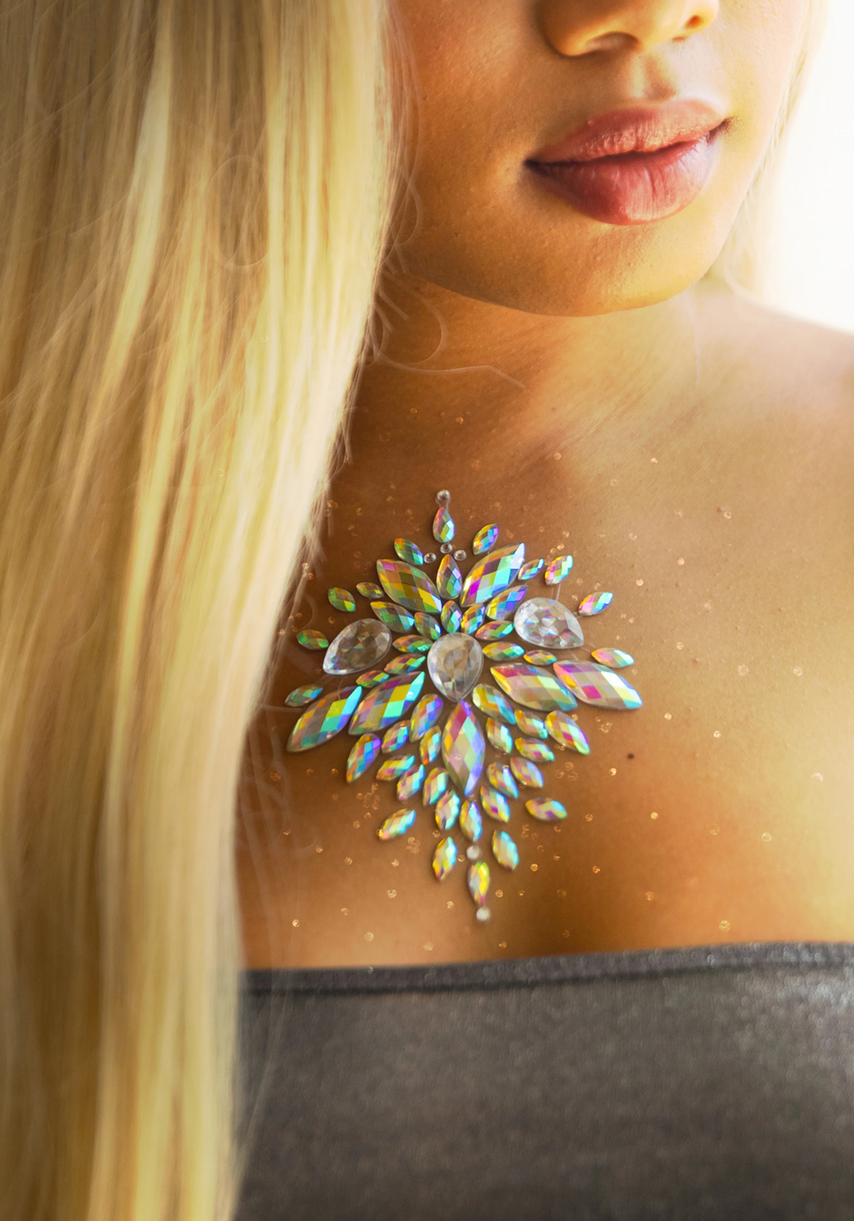 Celestial Adhesive Body Jewels Sticker - Image 2