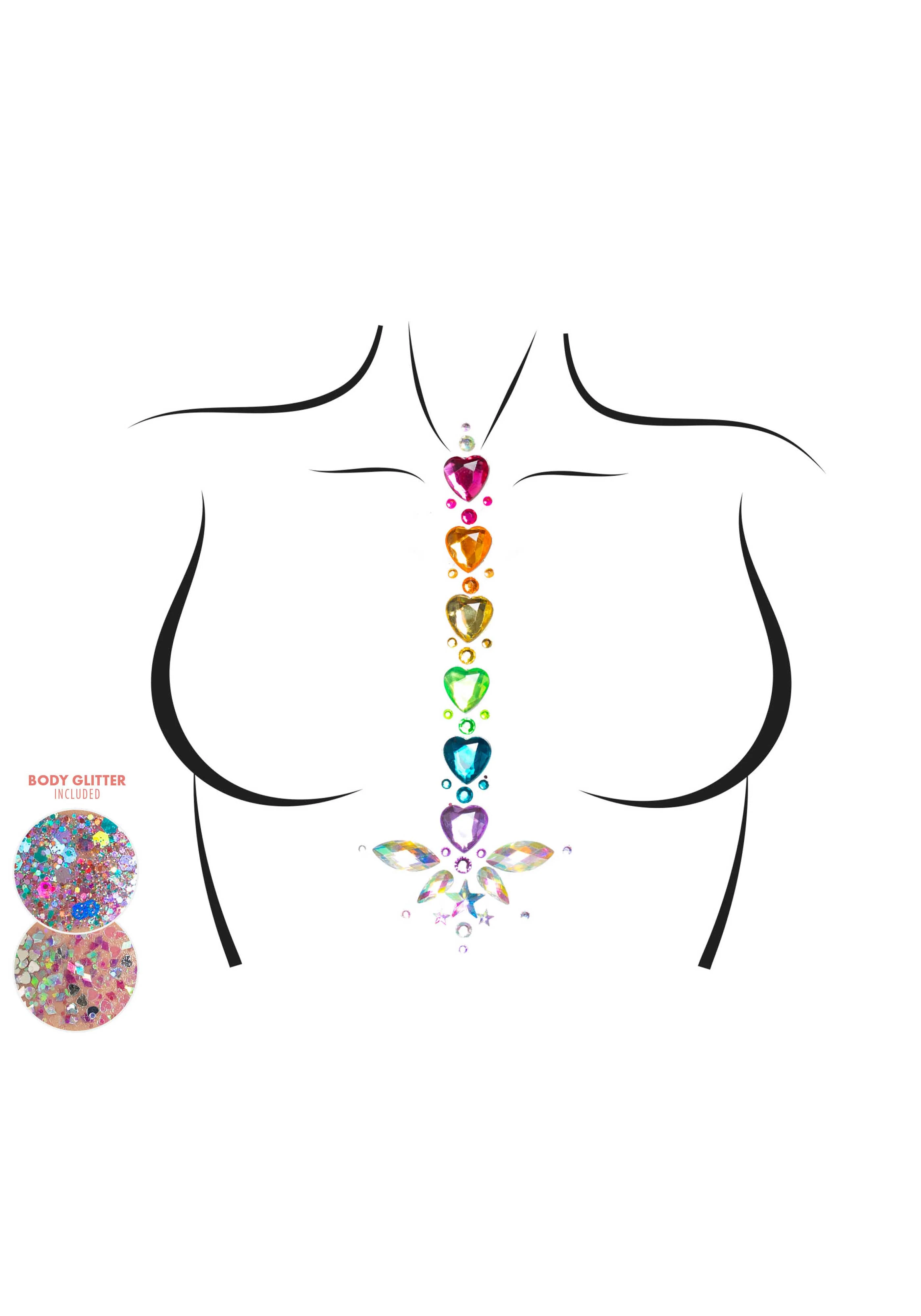 Adore Body Jewels Sticker
