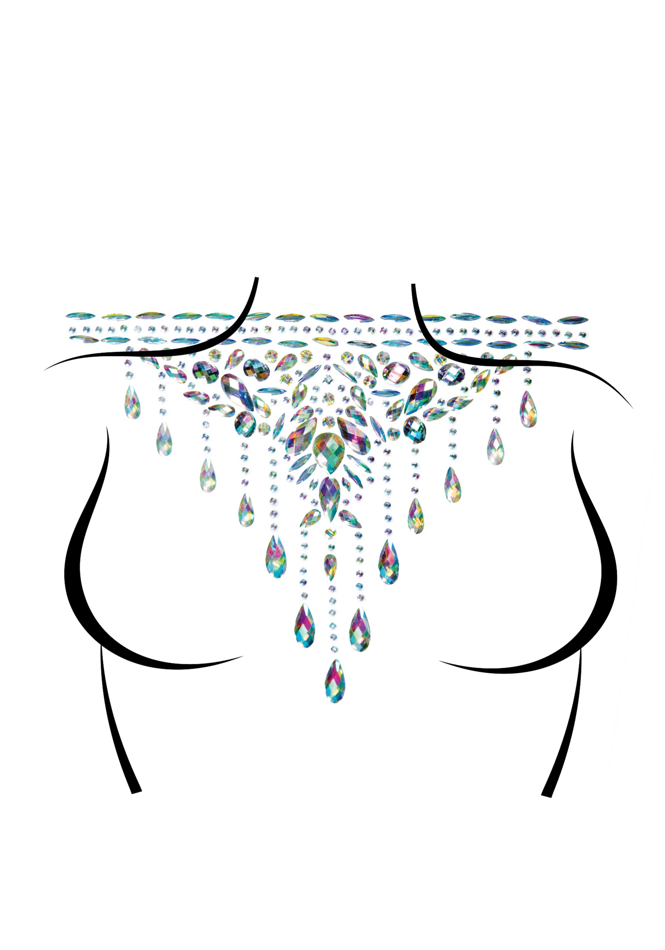 Choker Adhesive Body Jewels Sticker - Image 2