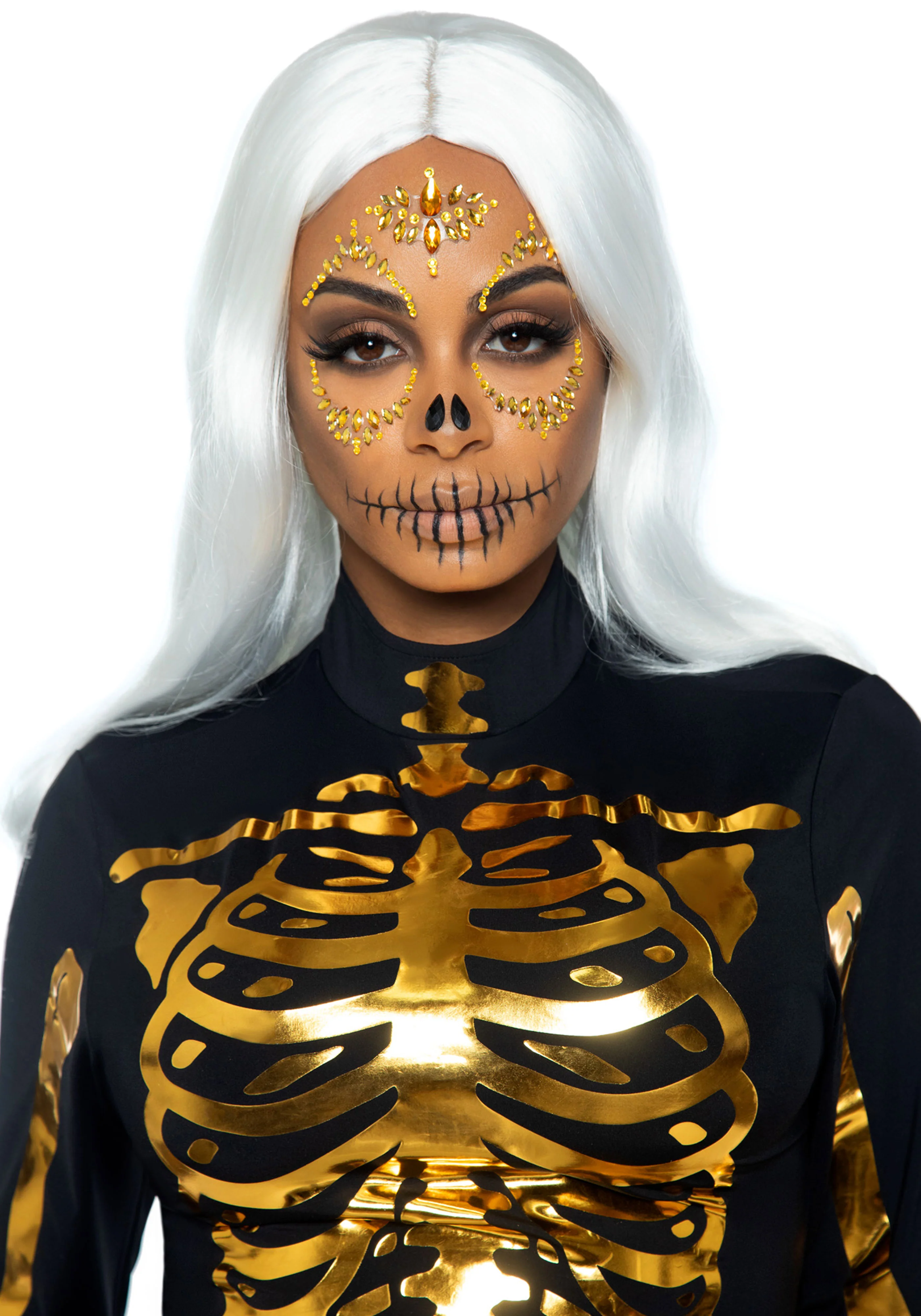 Sugar Skull Adhesive Face Jewels