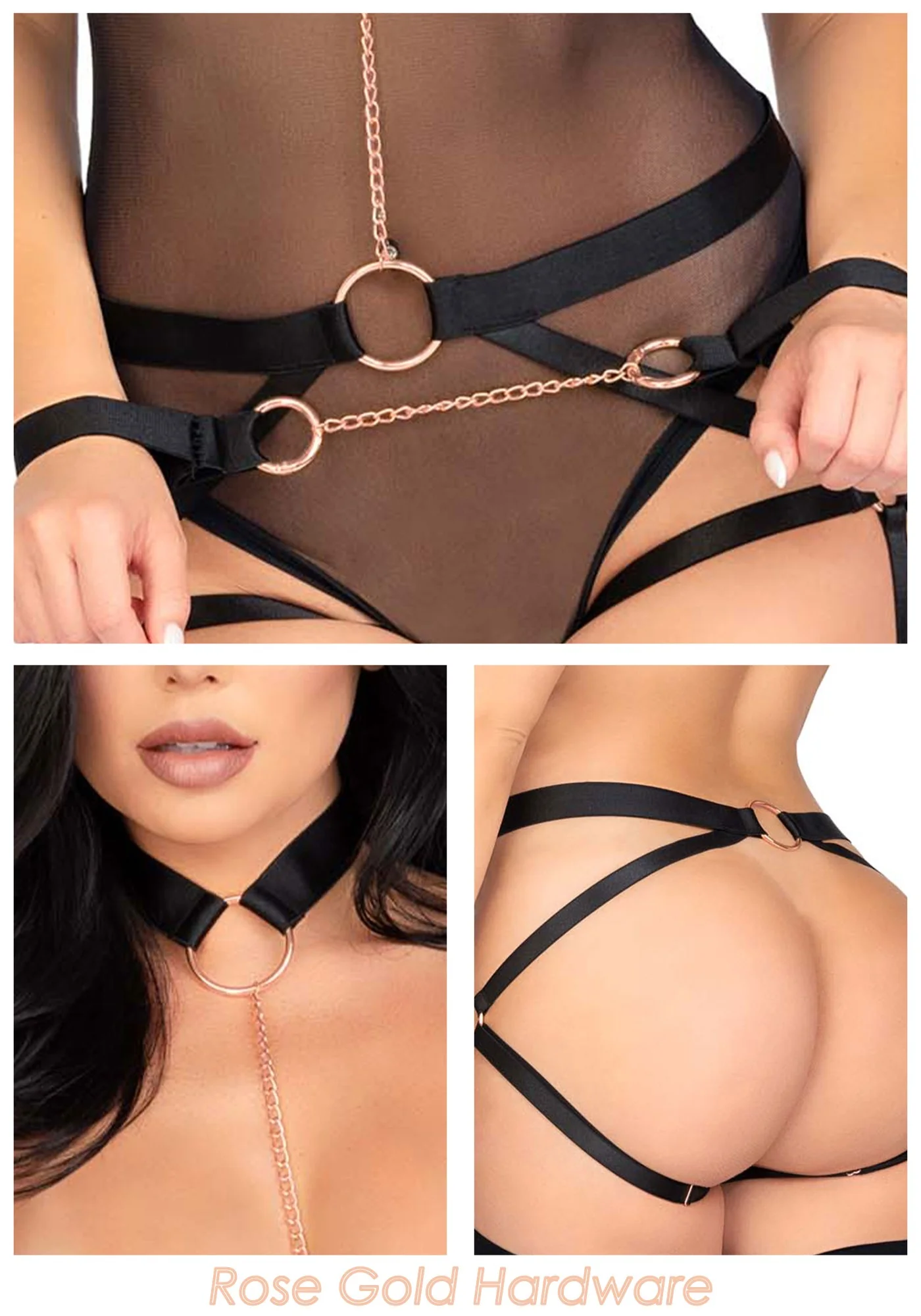 Elastic Harness, Cuffs and Butt Harness - Image 10