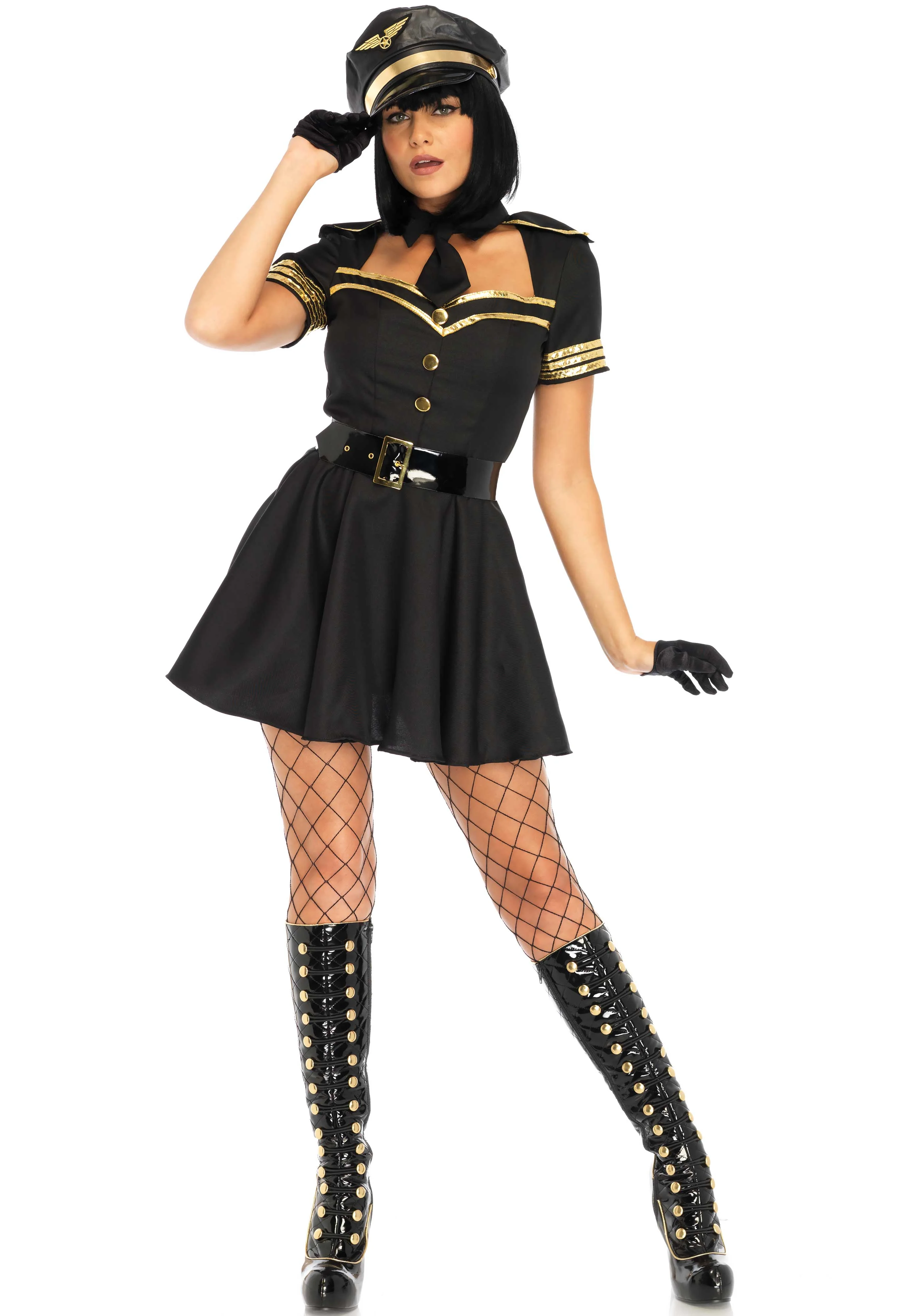 Flirty Flight Captain Dress - Image 3