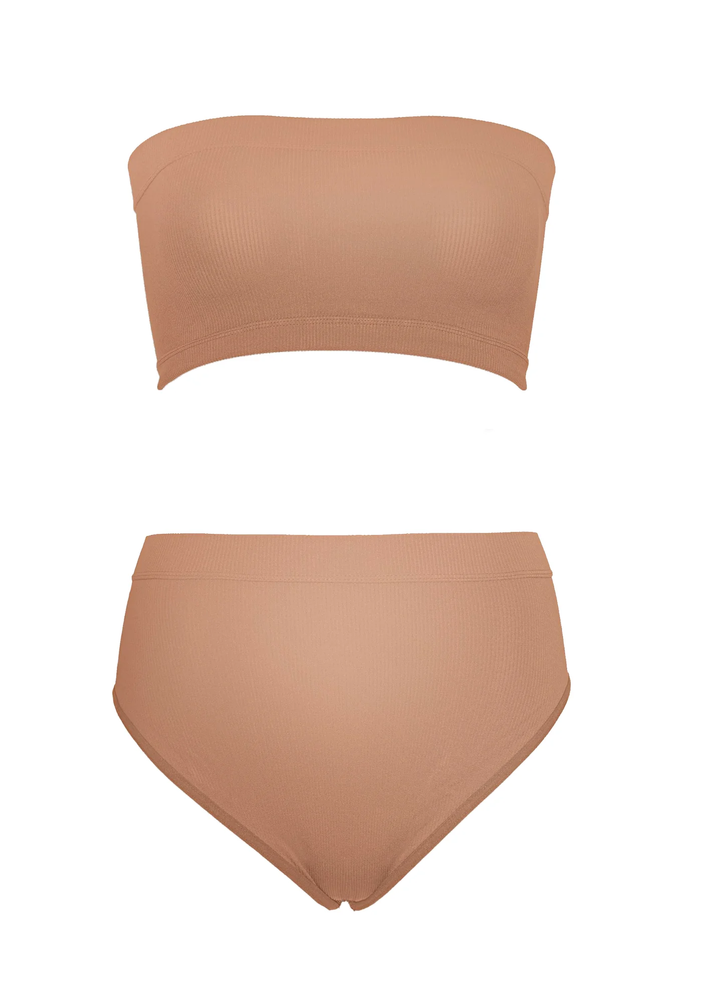Seamless Bandeau Top and High Waist Brief - Image 13