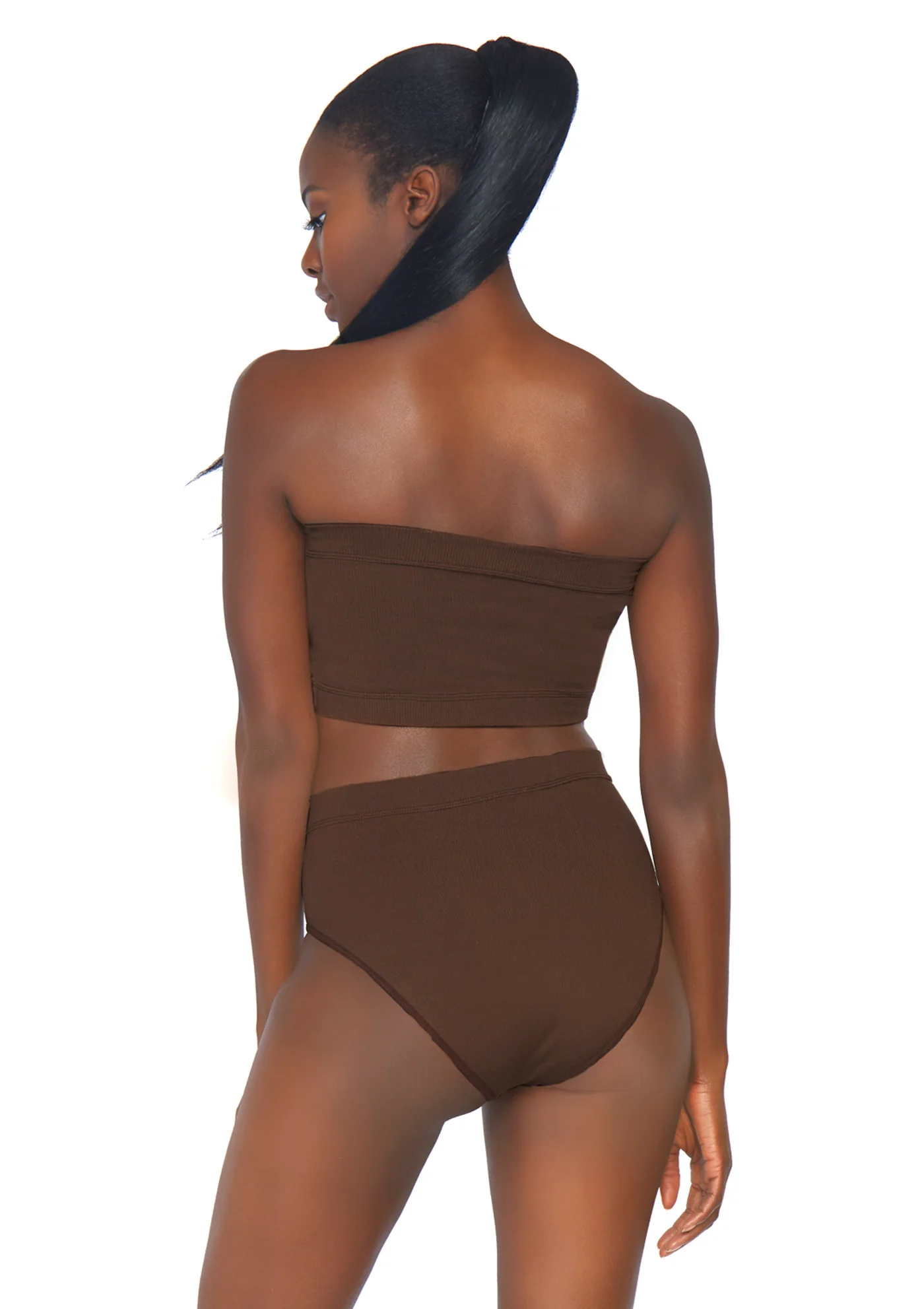 Seamless Bandeau Top and High Waist Brief - Image 15