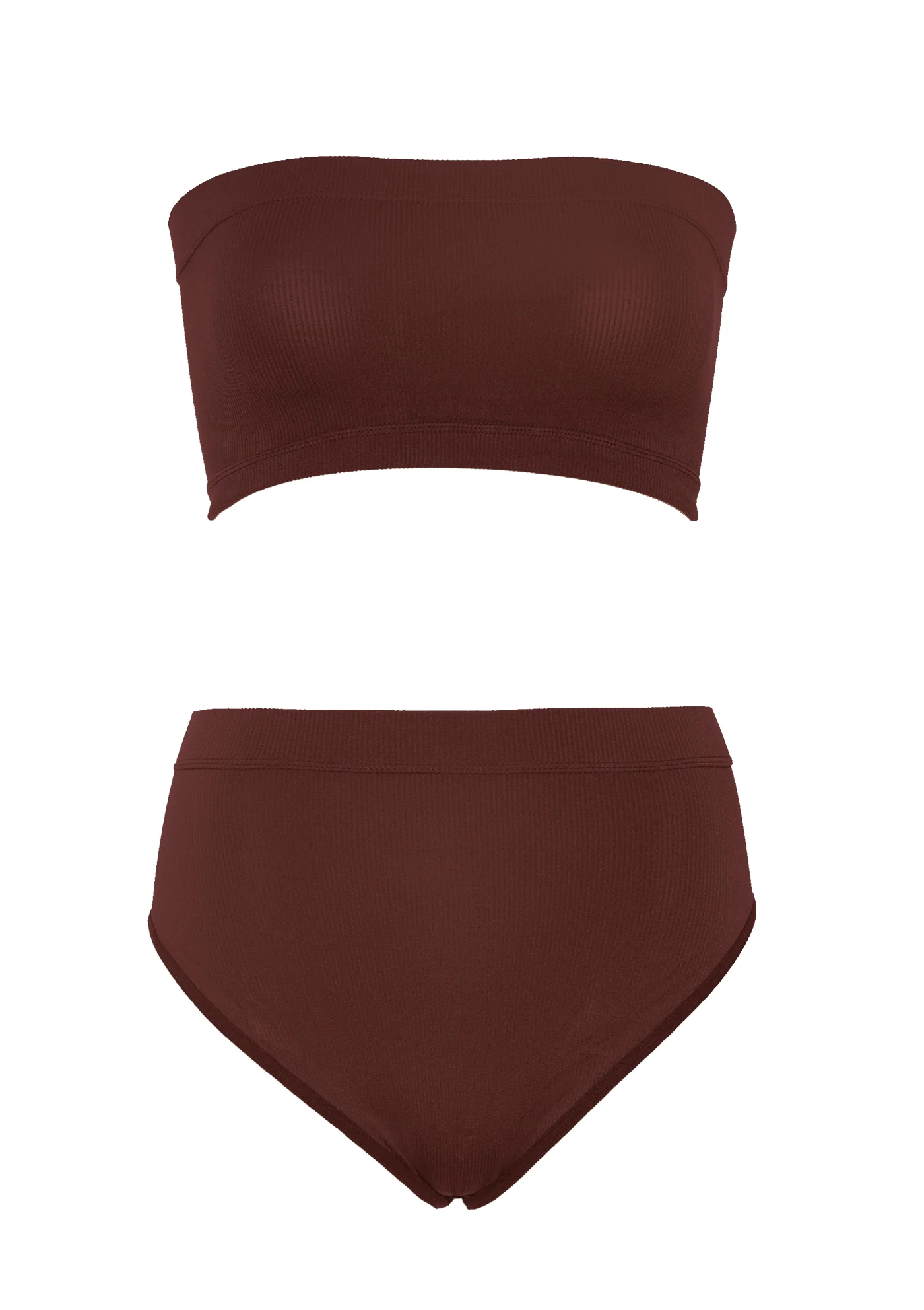 Seamless Bandeau Top and High Waist Brief - Image 16