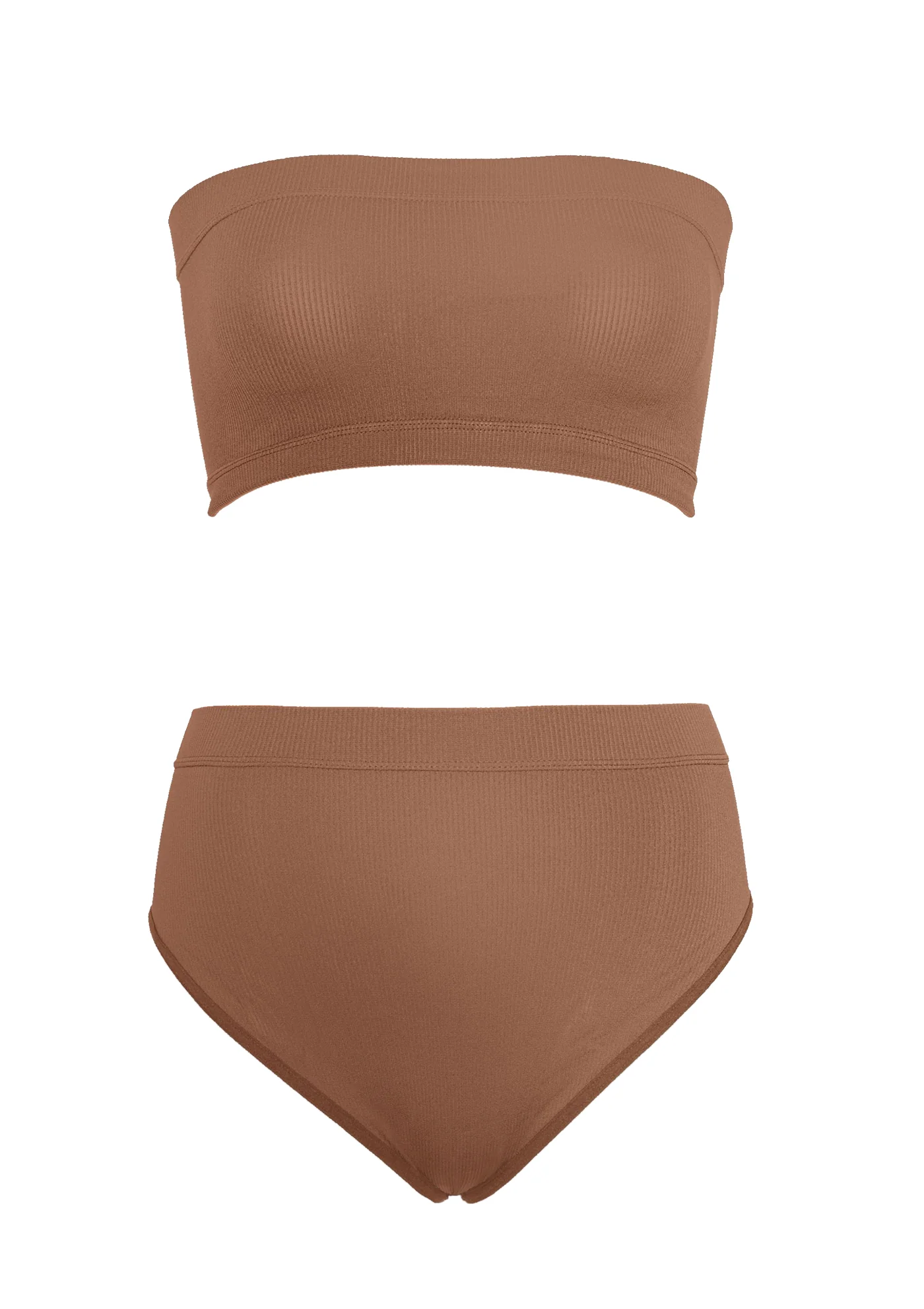 Seamless Bandeau Top and High Waist Brief - Image 9