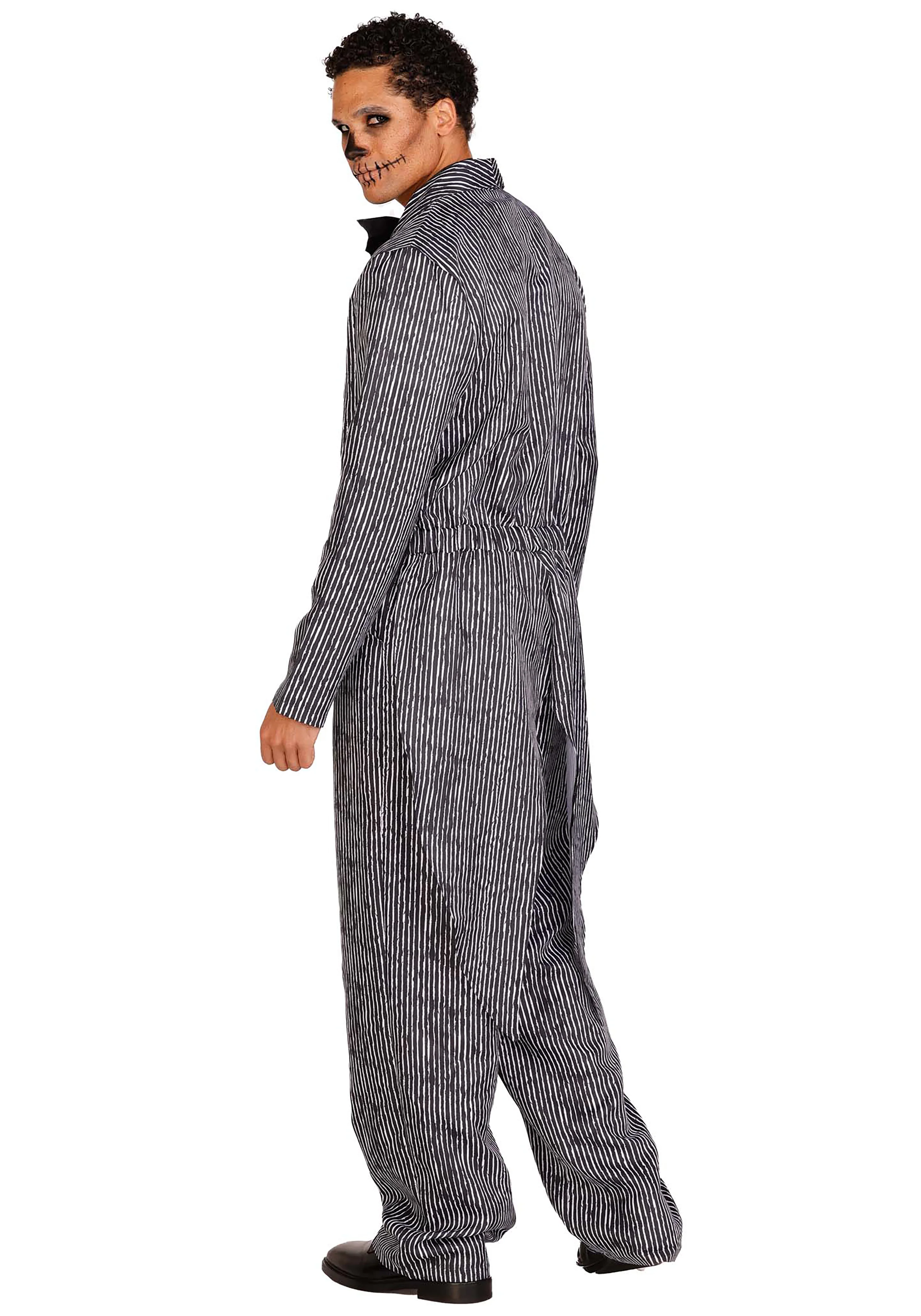 Pinstriped Tux Jumpsuit - Image 2
