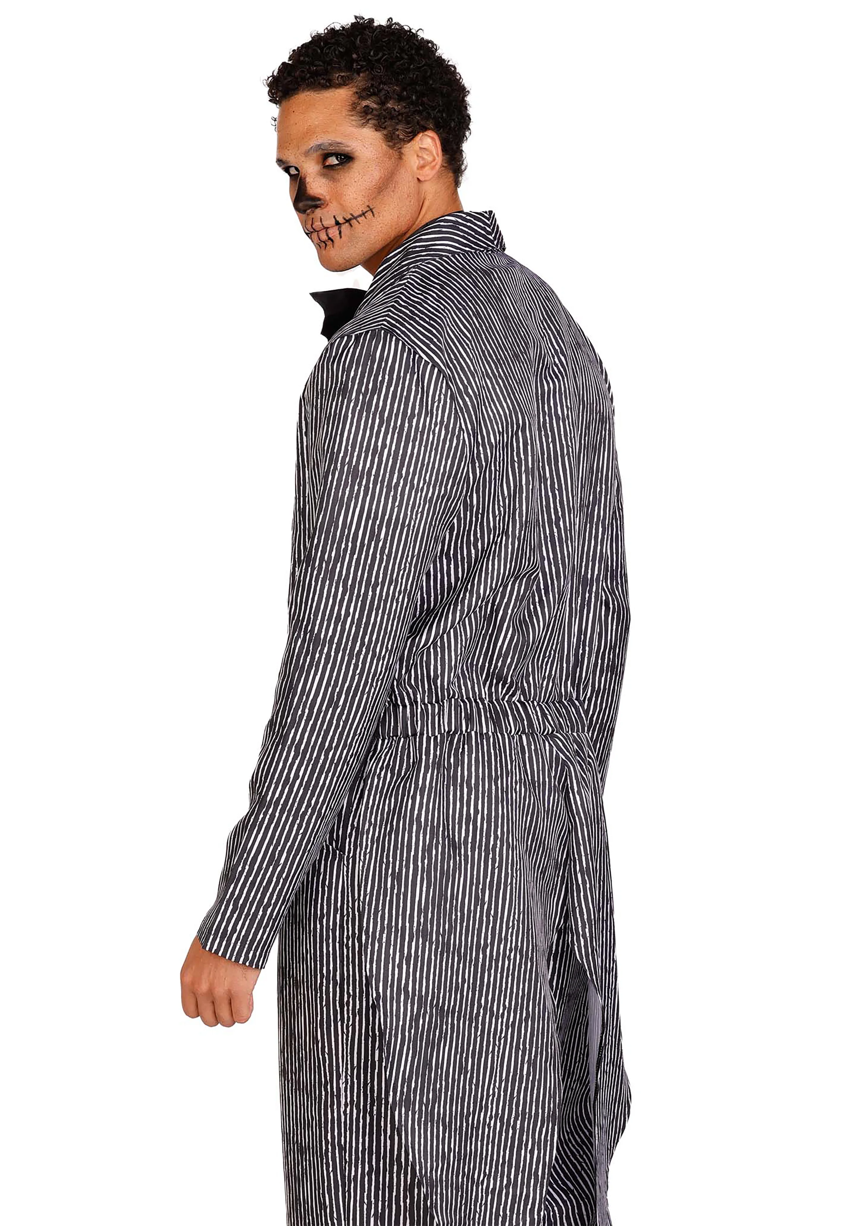 Pinstriped Tux Jumpsuit - Image 4