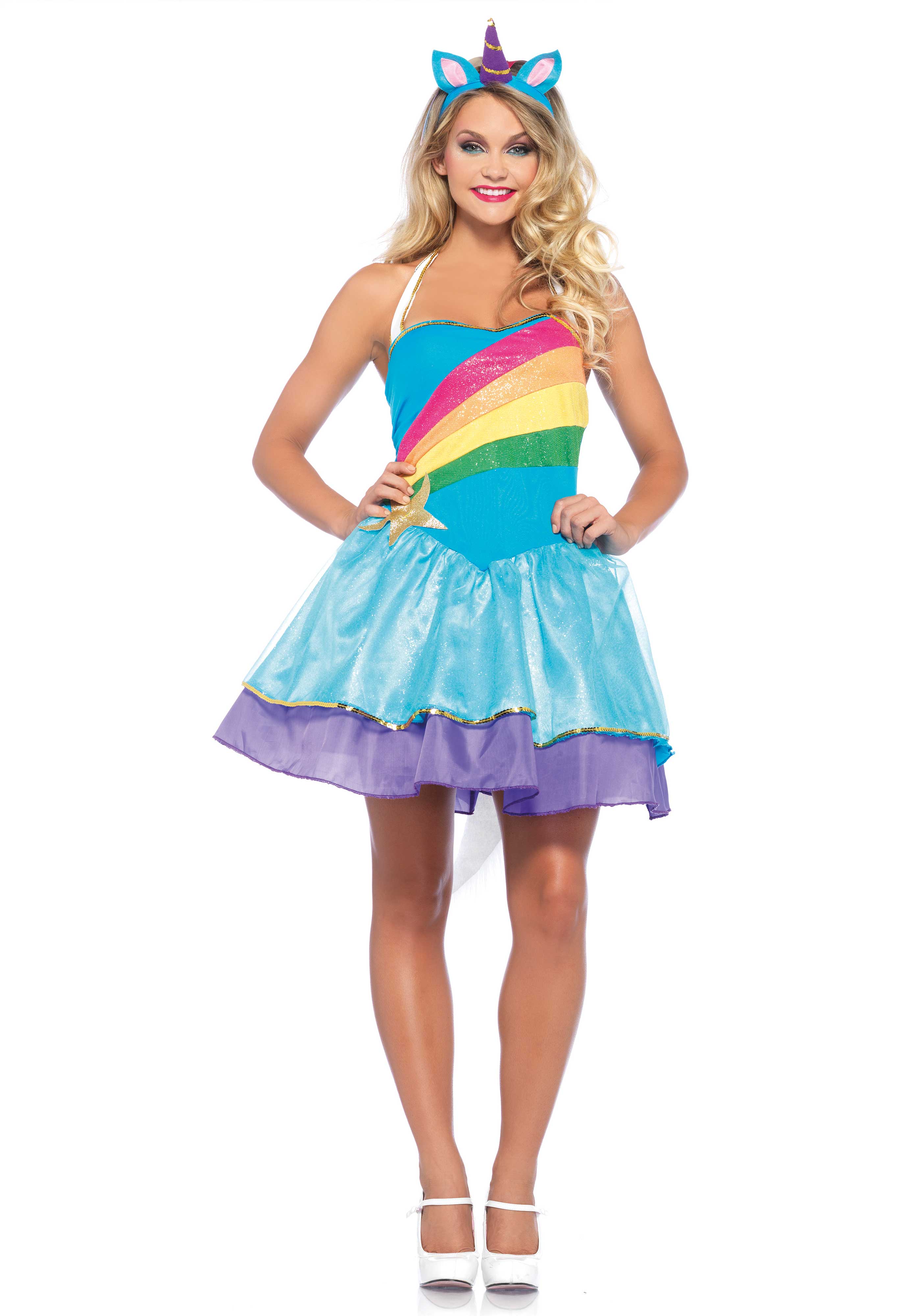 Rainbow Unicorn Dress - Image 3